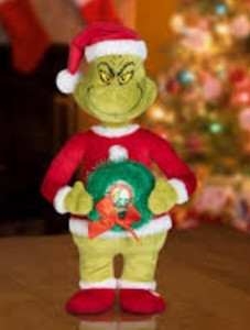 lot 43566 image: Retail - $30.00 Grinch 65th Anniversary Animated Plush