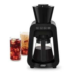 lot 43572 image: DASH Rapid Cold Brew Maker with VacuPress�� Technology with Glass Carafe for 40 Ounces of Instant Fresh Cold Brew Coffee or Iced Tea