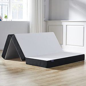 lot 43584 image: S SECRETLAND Folding Mattress, 6 inch Tri-fold Memory Foam Mattress Topper with Washable Cover, Foldable Mattress Topper for Camping, Guest - Full Size, 73 x 52 x 6