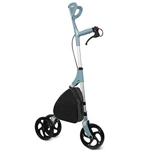 lot 43593 image: DAILYLIFE 3 Wheel Rollator Walker with Brake, Lightweight Folding Mobility Rolling Walker for Seniors Adults Handicap Elderly, Adjustable Handle Height with Sturdy Wheels and Portable Bag