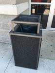 2 Out Door Store Front Trash / Cigarette Receptical - VERY clean, like new
