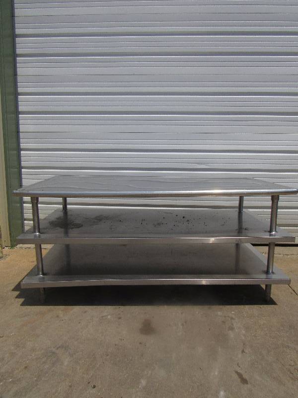 lot 622 image: 72 Fully Stainless 3 Tier Work Station