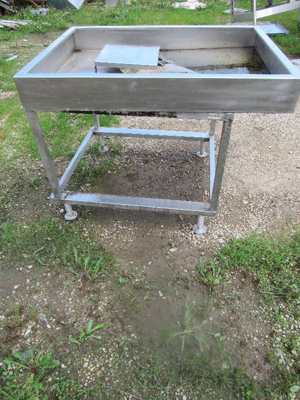 lot 627 image: 48 X 36 Fully Stainless Work Station On Stand