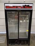 True Double Sliding Glass Door Drink Cooler