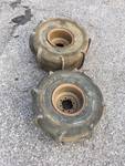 TRACTOR PULLING SAND DUNE TIRES AND RIMES 22X11.00-8