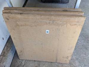 lot 856 image: (4) 34 x 2 x 2 MDF