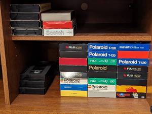 lot 570 image: VHS Tapes.