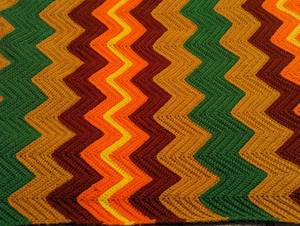 lot 679 image: Knitted Blanket.
