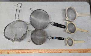 lot 799 image: (6) All Purpose Strainers.