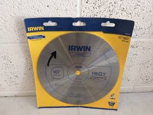 lot 1000 image: New Irwin 10 180T Saw Blade