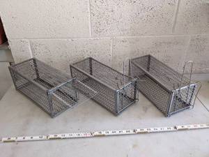 lot 1001 image: (3) Small Animal Traps