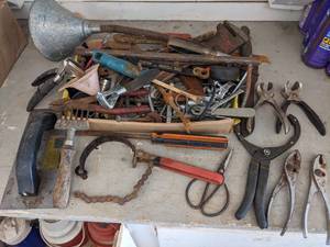 lot 1025 image: Large Lot Of Hand Tools  See Pics  Some Rusted