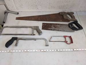lot 1034 image: Hand Saws