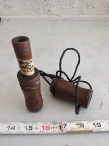 lot 1046 image: Honker Call  Bird Call  Both Need Fixed