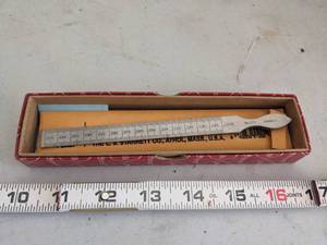 lot 1110 image: Starrett Taper Gage.