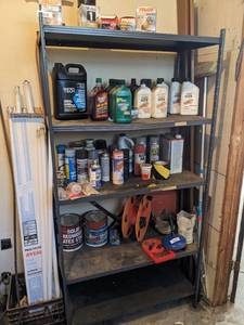 lot 1128 image: Metal Shelf. NO Contents.