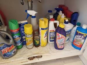 lot 1134 image: Assorted Cleaning Supplies.