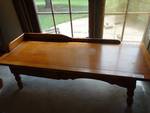 Vintage wood coffee table w/ 1 drawer