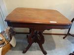 Antique wood parlor table