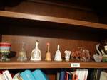 Lot of collectable glass & bells.
