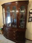 Beautiful Ethan Allen lighted china cabinet