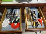 Lot of various kitchen utensils