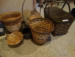 Picnic basket & other baskets