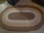 Lg oval rug & small oval rug.