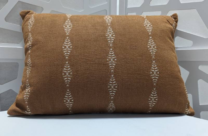 lot 334993 image: THROW PILLOW- 20x14 Bohemian Minimalist. Natural