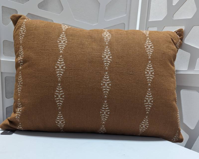 lot 334994 image: THROW PILLOW- 20x14 Bohemian Minimalist. Natural