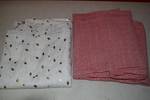 2 Fabric Shower Curtains