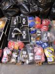 Lot Of New Distressed Boxing Equipment Inventory