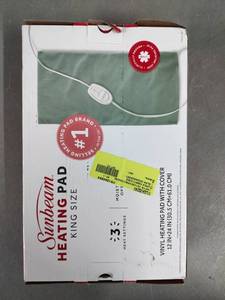 lot 1126 image: Sunbeam Heating Pad King Size