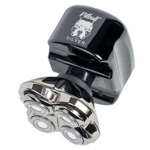 lot 5881 image: Skull Shaver Pitbull Silver PRO Electric Head and Face Shaver