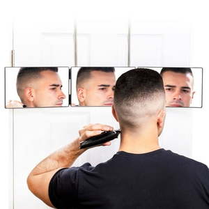 lot 5884 image: SELF-CUT System 4.0 Portable Mini Travel Three Way Mirror for Perfect Self Grooming & Hair Cuts