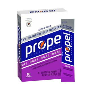 lot 1062 image: 12pk GRAPE ELECTROLYTE WATER BEVERAGE MIX, GRAPE 120pcs Total, Exp 11-30