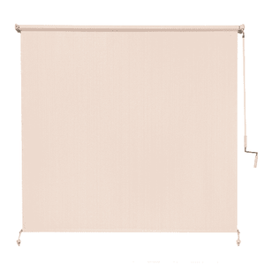 lot 1094 image: Coolaroo 96 x 96 Crank Operated Beige Roller Sun Shade