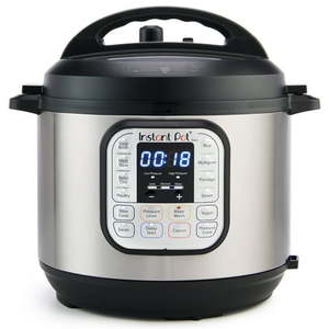 lot 2902 image: Instant Pot Duo 8-Quart 7-in-1 Electric Pressure Cooker Slow Cooker Rice Cooker Steamer Saut� Yogurt Maker Warmer & Sterilizer Includes Free App with over 1900 Recipes Stainless Steel