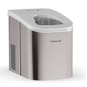 lot 5820 image: Frigidaire 26 lbs Countertop Ice Maker EFIC117-SS - Stainless Steel
