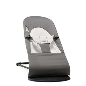 lot 5849 image: BabyBjorn Bouncer Balance Soft in Dark GreyLight Grey