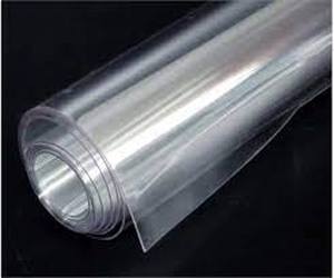 lot 1114 image: Clear Roll Of Plastic Vinyl 40.5Wx70L