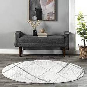 lot 1024 image: Smoky 76 Round Rug