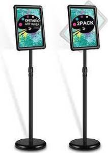 lot 1033 image: 2pk Black Stand