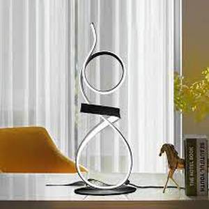 lot 1046 image: AooLiWang 21inch 1800LM 20W Modern 3 Color Touch Dimmer LED Table Lamps,Bedside Lamps,Desk Light for Living Room Home (White)