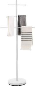 lot 1066 image: MyGift Towel Rack White