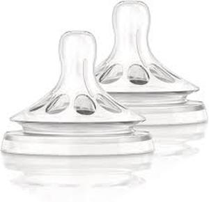 lot 1106 image: 24pk Philips Avent Natural Feeding Bottle Nipples