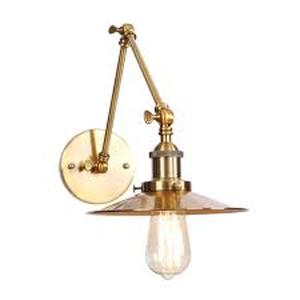 lot 2878 image: Vintage Wall Lamp Bar Cafe Bronze