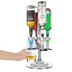 lot 2880 image: Final Touch 4 Bottle Liquor Dispenser