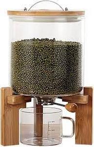 lot 2897 image: Xuthusman Capacity Airtight Glass Dry Food Storage Container