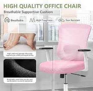 lot 2908 image: Pink Office Chair